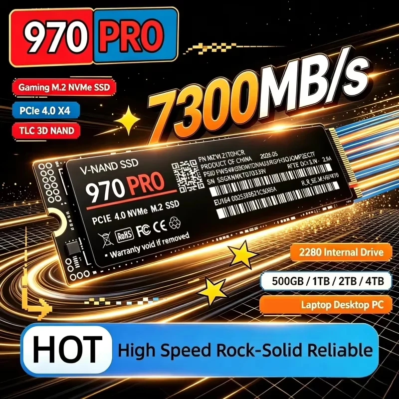 M.2 Nvme 4Tb Pcie 4.0 Ssd - 970 PRO M.2 NVMe 2280 Internal