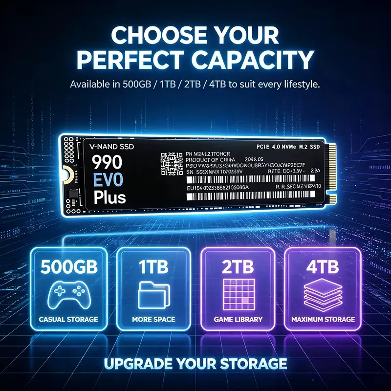 990 EVO Plus 500GB-4TB TLC 3D  - M.2 Nvme 4Tb Pcie 4.0 Ssd review and price
