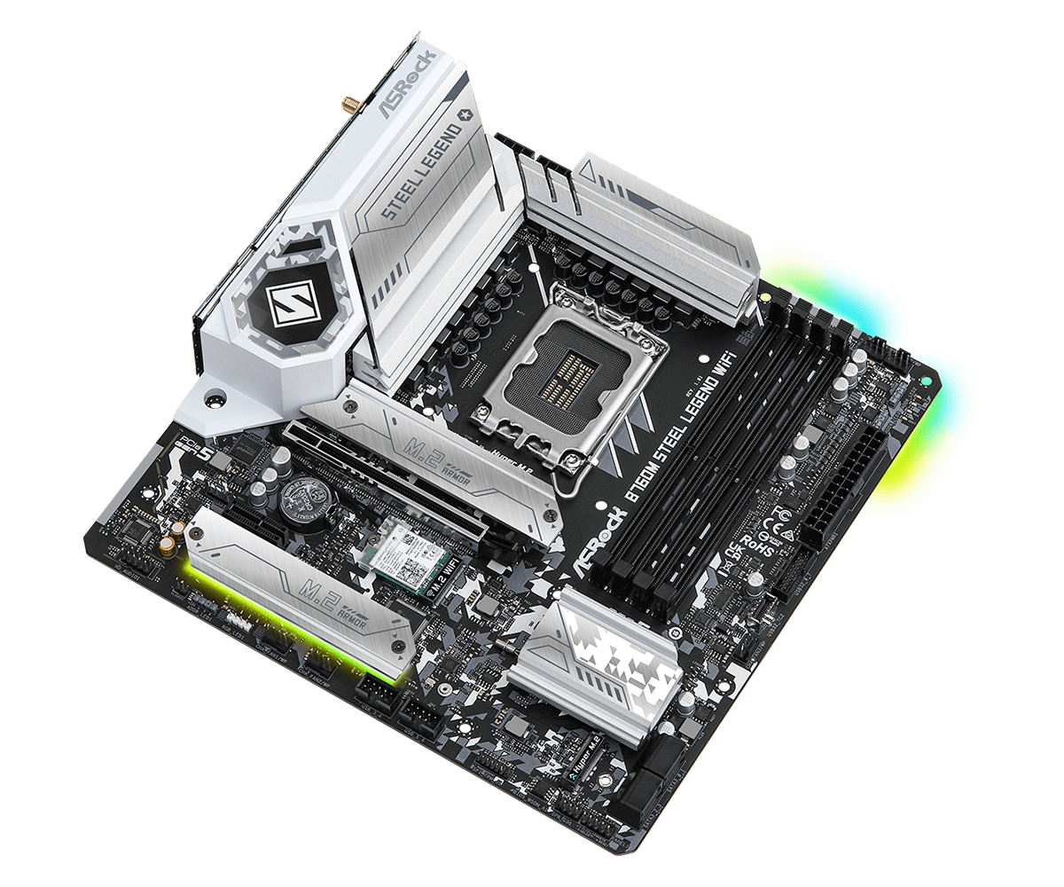ASROCK B760M STEEL LEGEND WIFI - Lga 1700 Ddr5 Itx Motherboard review and price