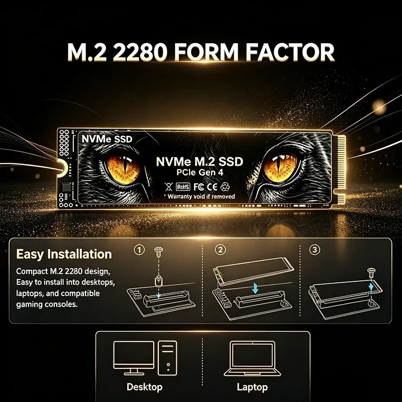 Eyes  M.2 SSD Hard Disk 2TB 4T - M.2 Nvme 4Tb Pcie 4.0 Ssd review and price